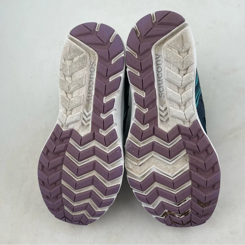 Saucony Kid’s Blue Cohesion 14 A/C Comfort Shoes Sneakers - Size 2 Youth